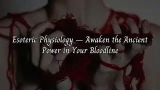 Esoteric Physiology &ndash; Awaken the Ancient Power in Your Bloodline