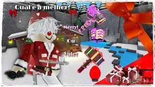 || TESTANDO O SET YULETIDE E SET MERRY MUSIC BOX - ROBLOX FLEE THE FACILITY ||