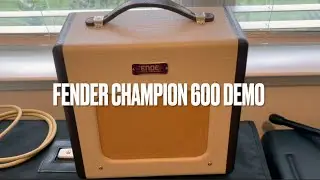 Is This the Best Guitar Amp for Bedroom Practice? Fender Champion 600 Demo