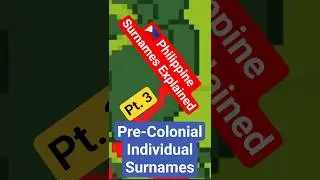 Pre-colonial Philippine Surnames Explained Pt. 2 #tagalog #pixelart #gaming #philippines #asian