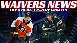 NHL Waivers News: Wild's Pitlick & Flyers Ginning on Waivers, Fox To LTIR & Cooley Injury Update