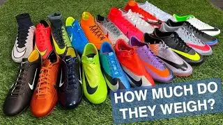 Weighing EVERY Nike Mercurial Vapor & Superfly - Which one is the LIGHTEST & HEAVIEST?
