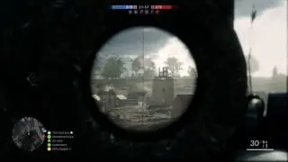 BF1 Longest Headshot with a LMG 355m 🎯😜😈
