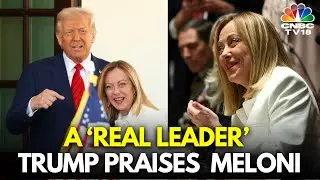 WATCH: Donald Trump & Italy's Giorgia Meloni Talk Tariffs & Trade In White House Meeting | N18G