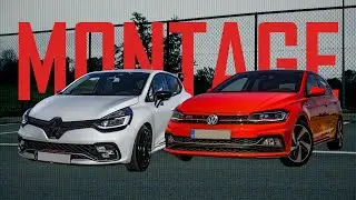 Renault Clio RS Trophy vs. Volkswagen Polo GTI - Montage + Soundtest