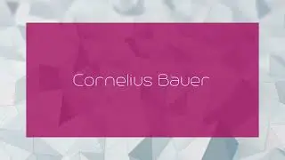 Cornelius Bauer - appearance