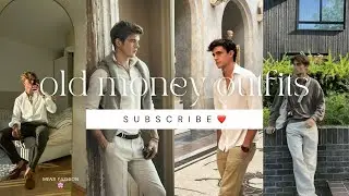 Old money outfit | Elegant classy outfits men | +15 Old Money Aesthetic Clothes for Men in 2024