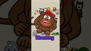 🙉🐍🦁 Animal Sounds song #nurseryrhymes