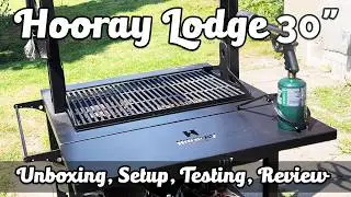 HOORAY Lodge Santa Maria Grill Unboxing & Review | Live Fire Cooking Demo