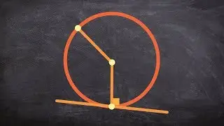 What is the definition of a tangent line to a circle