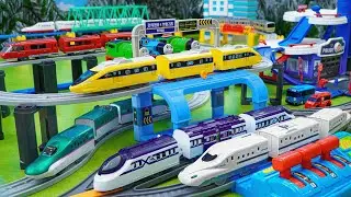 Plarail Shinkansen ☆ Construction of modern railway through the Titipo Central Control Station