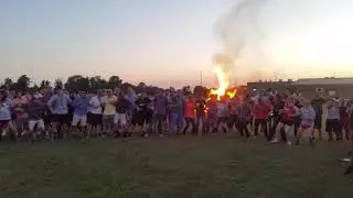 Vilonia High Bonfire Football Pep Rally 2017