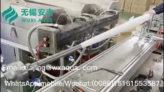 2E&2M PP melt blown filter cartridge machine - 3st step adjust the walking speed of the filter