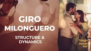 Giro Milonguero: Circularity through Crosses | 3 Variations in Close Embrace #dance #tango #tutorial