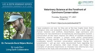 Dr. Fernando David N&aacute;jera Mu&ntilde;oz - Veterinarians at the forefront of carnivore conservation