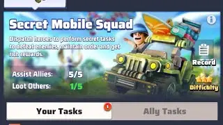 Secret tasks tips Last War: Survival Game