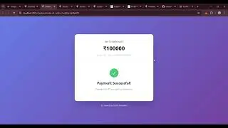 Live demo of payment gateway 