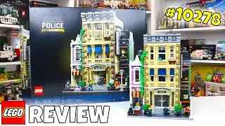 LEGO Modular Building Police Station Review 👮&zwj;♀️ - Set # 10278