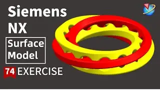 Siemens NX Tutorial for beginners,Möbius strip surface model exercise -74
