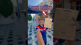 Europe Work Permit Received 🇦🇪🇪🇺❤️ #europe #minivlog #shorts #fyp #reels #poland #dubaivlog