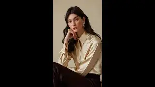 Chic Satin Blouse Elegance #fashion #chic #satinstyle