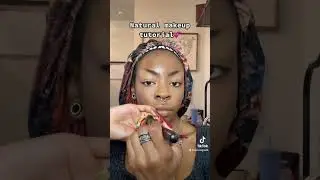 Something new:) #naturalmakeup #naturalmakeuplook #makeup #blackmakeupartist #blackmakeuptutorial
