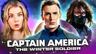 Swedish girl watches CAPTAIN AMERICA: THE WINTER SOLDIER | First Time Watching*
