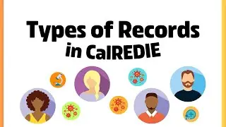 Types of Records and Relationships in CalREDIE