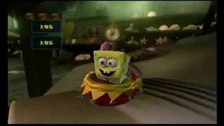 The Spongebob Squarepants Movie Game (PS2): Death animations