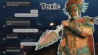 Toxic Shinobi Gets A Little Salty GANKS STILL LOSES | For Honor