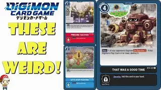 Really Weird New Digimon TCG Option Cards Revealed! (Union Impact Reveals)