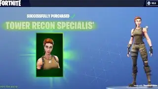 TOWER RECON SPECIALIST Skin Review +Gameplay! (rare)