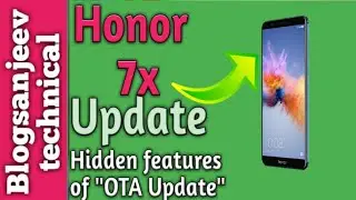 Honor 7x update | Hidden Features of Update | Gyroscope Sensor in Honor 7x | Hindi / Urdu |