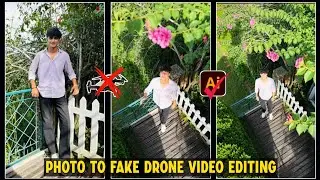 How to make AI Drone Video from Photo | Fake Drone Shoot Video AI | Trending AI Drone Video Editing