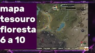 Mapas do Tesouro da Floresta 6 a 10 - Fallout76