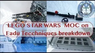 Lego star wars Rogue One MOC on Eadu - Techniques Breakdown