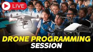 LIVE: Gdiot&rsquo;s Drone Programming Session at SVM , Buldhana