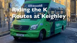 Riding the K Routes at ￼keighley #Riding #Buses ￼#keighley 