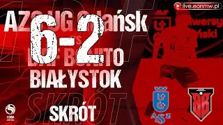 🔴 AZS UG Gdańsk - BAF Bonito Białystok - ⚽️ skrót - 1 Polska Liga Futsalu