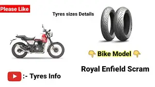 Royal Enfield Scram Tyre Size Guide | Front & Rear Specifications Explained &lrm;@tyresinfo&nbsp; #tyresinfo