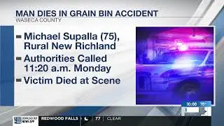 Rural New Richland man dies in grain bin accident