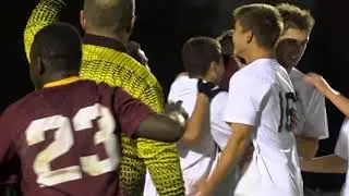 Aidan Eagan from Andrew Ortiz for LANCER SOCCER '17 Playoff v Chicopee