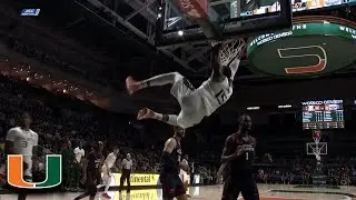 Miami's Ebuka Izundu Rocks The Rim With A Monster Dunk Against FAU