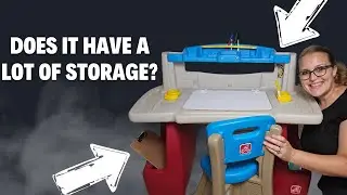 Create Masterpieces with the Deluxe Art Master Kids Desk!
