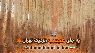 یه جای عجیب، نزدیک تهران 🍁A Quiet Autumn Tunnel Walk;Iran🇮🇷