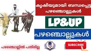 കൃഷി ചൊല്ലുകൾ l Krishi Chollukal l പഴഞ്ചൊല്ലുകൾ