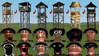 JUAN DALE PRINGLE FAMILY Nextbot Vs Towers In Garry's Mod