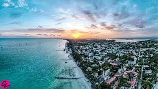 Drone shots of HOLBOX, MEXICO