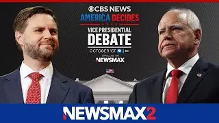 Vance vs. Walz: CBS News Vice Presidential Debate Simulcast, Preview and Analysis | NEWSMAX2