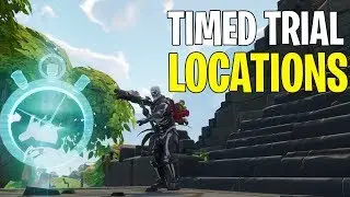 All Complete Timed Trial Locations! | Fortnite Season 6 Week 3 Challenges |